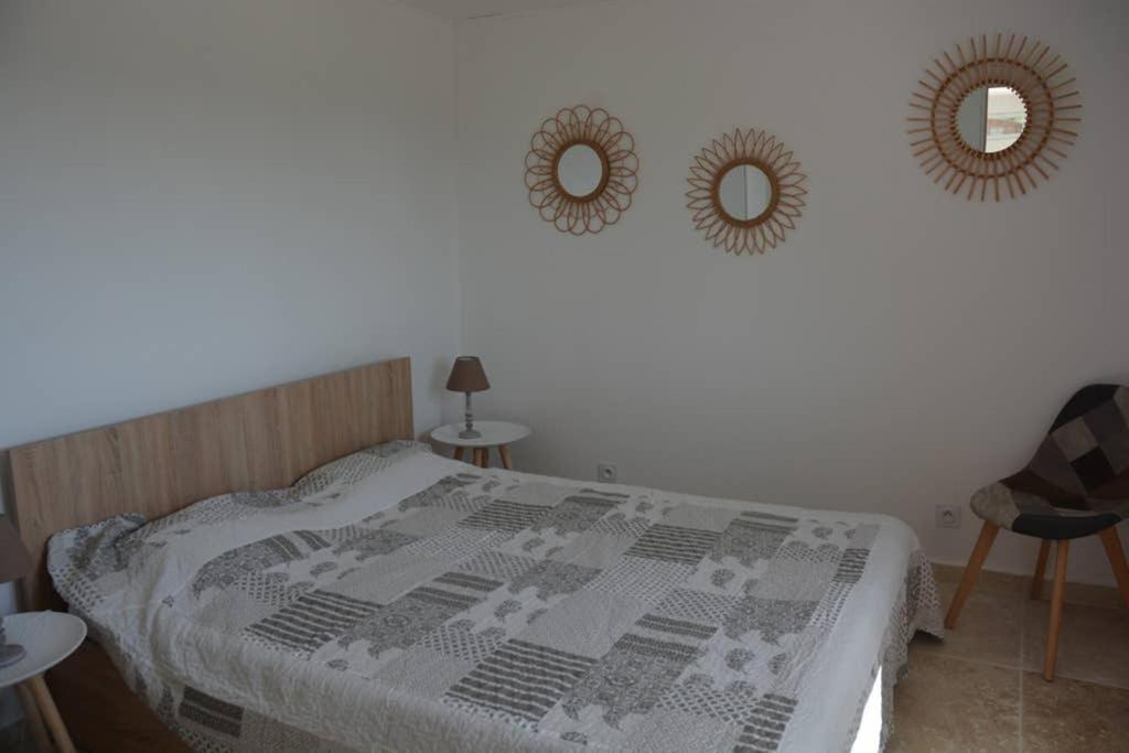 La Venturonne Appartement Neuf Rez De Jardin 45 M2 Vue Mer Et Vignes 10 Mn Des Plages لو بوزيت المظهر الخارجي الصورة